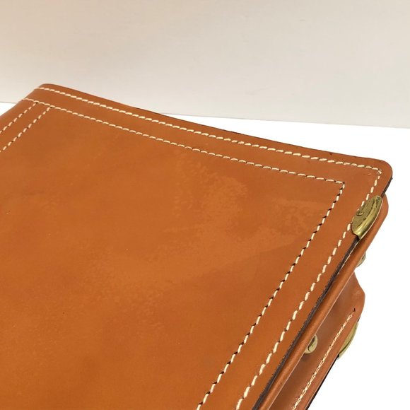 Vintage Leather Briefcase Doctor Bag New w Defects - Picture 8 of 14